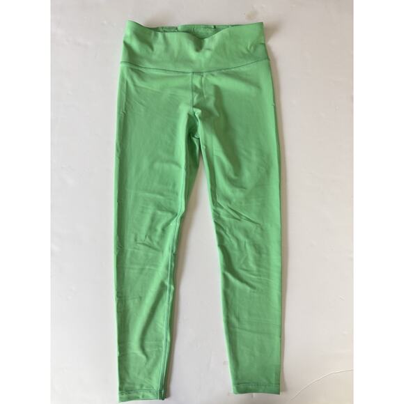 Athleta Bright Green Leggings Interval Tight Women’s Medium - Picture 1 of 7